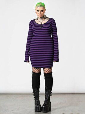 Killstar Striga Dress in Purple - NWT sz 3XL